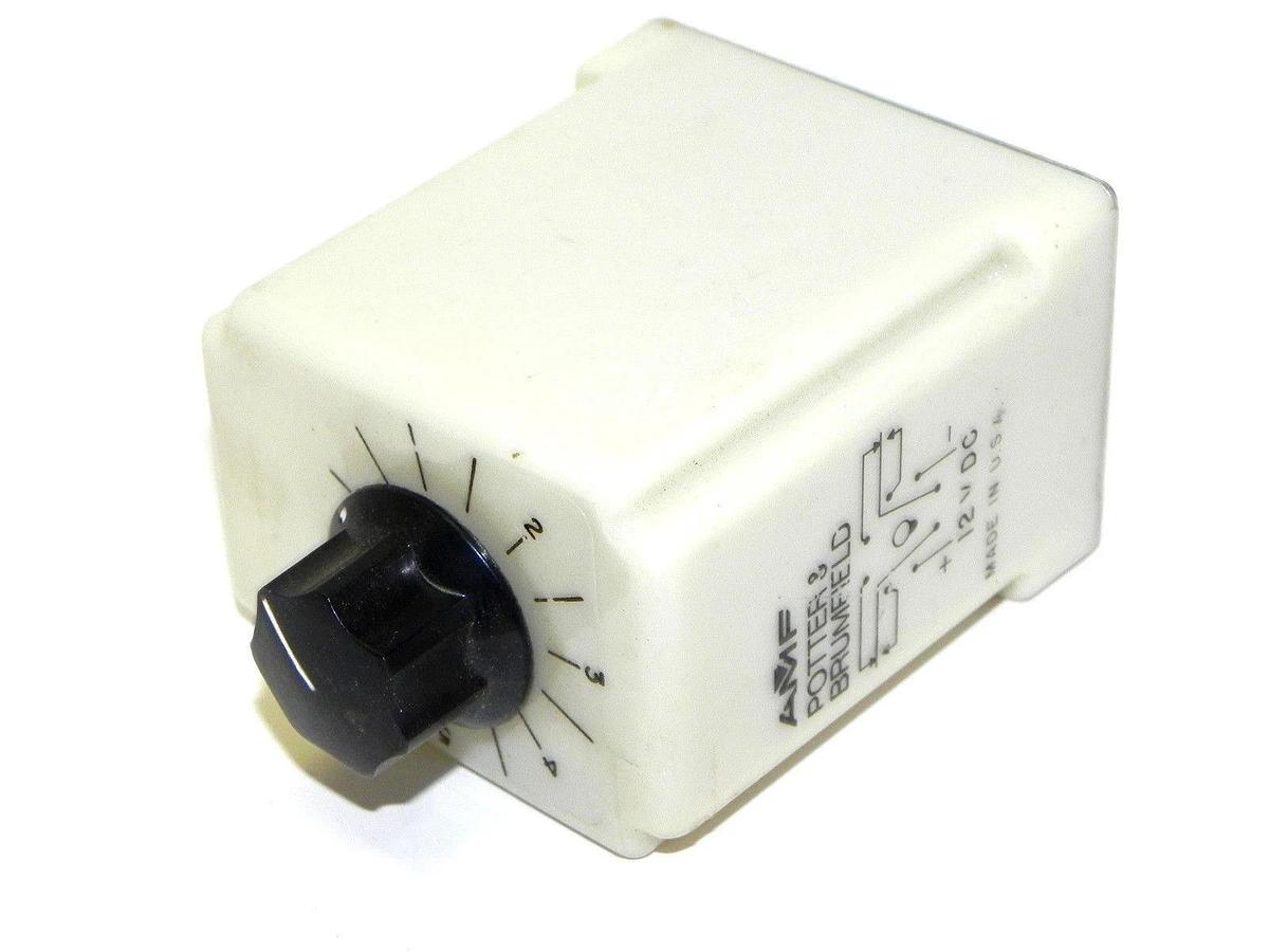 Used POTTER & BRUMFIELD CKD-38-20010 TIME DELAY RELAY 0.1 TO 10 SEC. 120 VAC