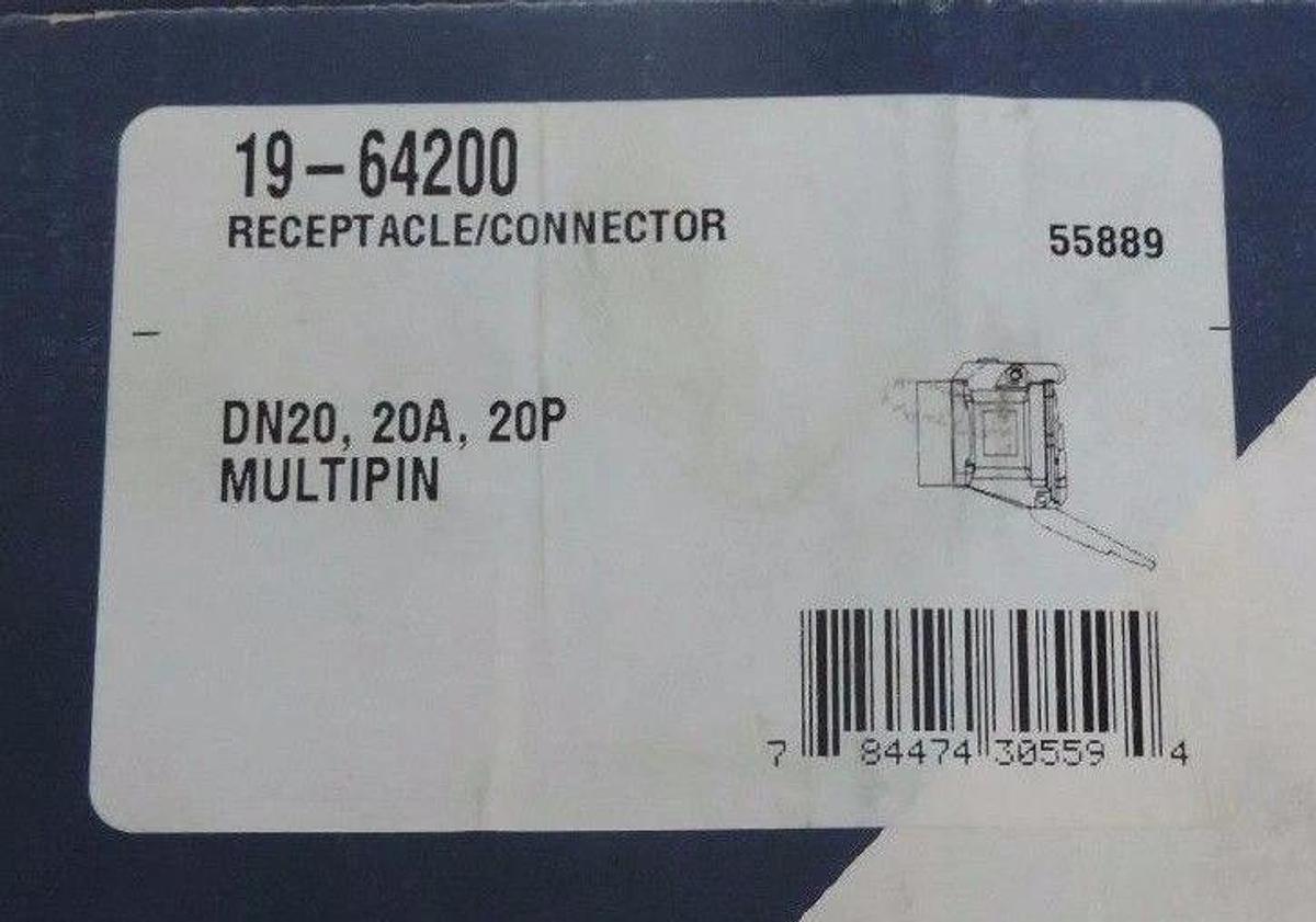 NIB MELTRIC 19-64200 DN20 CONNECTOR RECEPTACLE 1964200