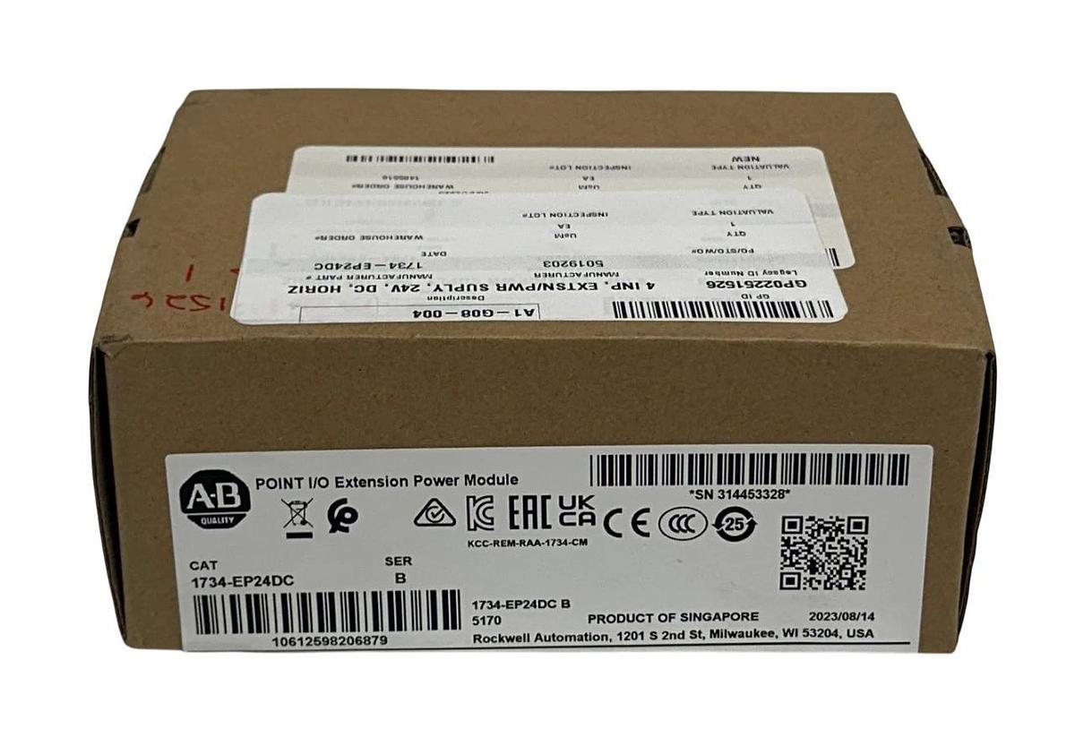 Used ALLEN BRADLEY 1734-EP24DC /B POINT I/O EXTENSION POWER MODULE 24VDC NSFS