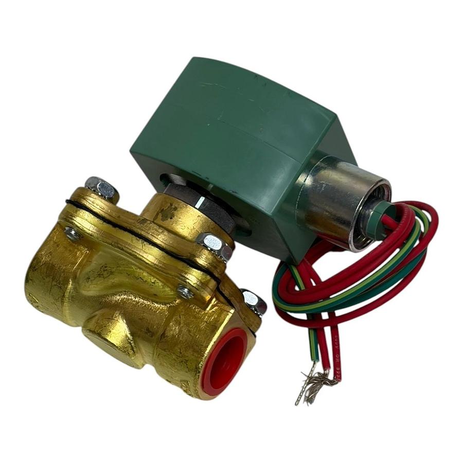 ASCO RedHat 8210G075 2-Way Normally Closed 1/2" NPT Gas Solenoid Valve 120VAC