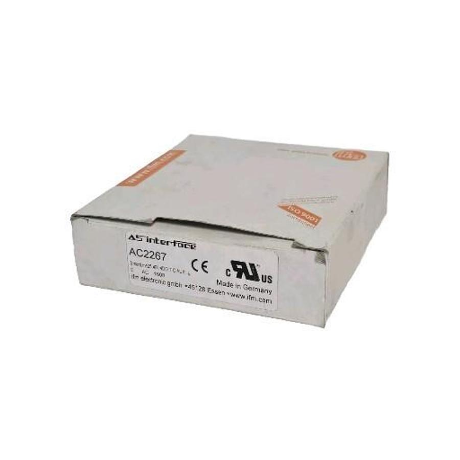 Used NIB IFM EFECTOR SMARTLINE25 4DI 4DO T C AUX CONTROL CABINET MODULE AC2267
