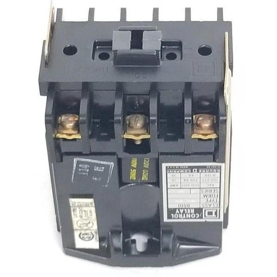 Used SQUARE D 8501-G0-20 AC CONTROL RELAY 8501G020 SERIES D, 8501-GO-20