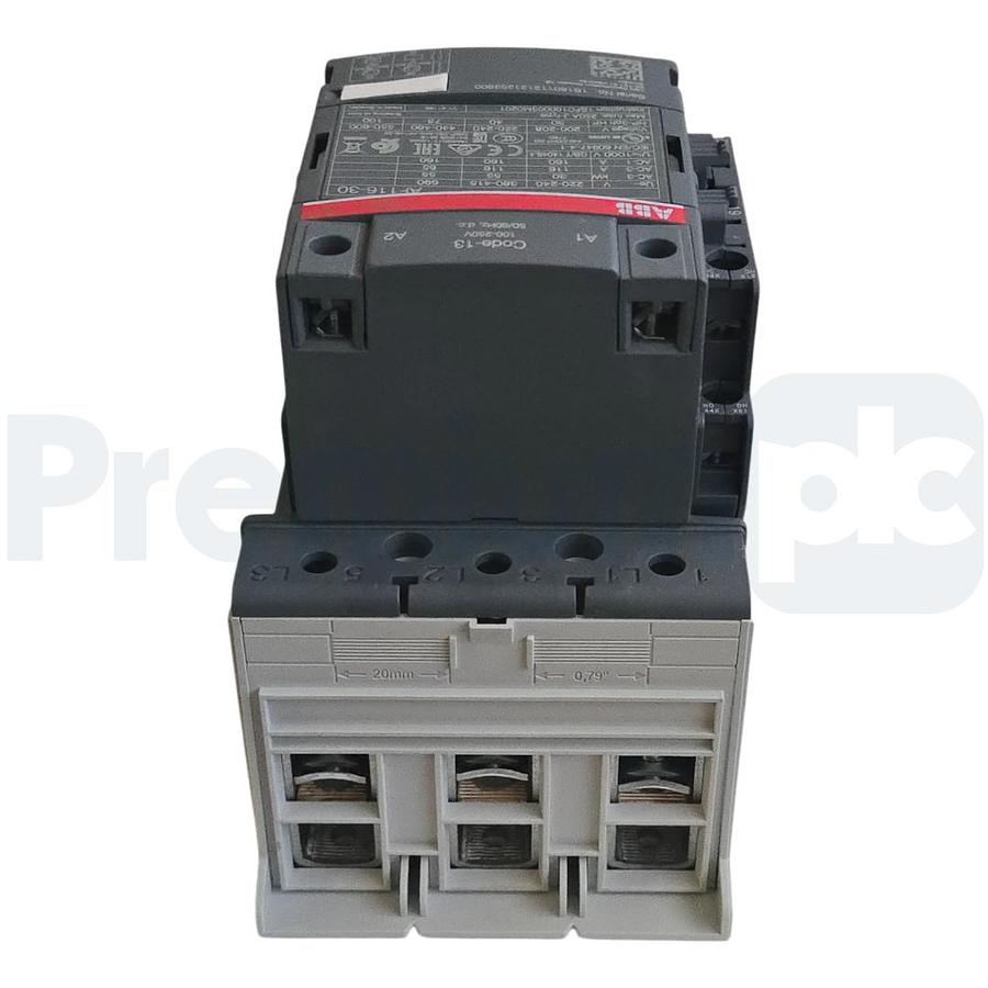 Used ABB AF116-30-11-13 / AF116-30 3-P CONTACTOR N/O 100-250V 1SFL427001R1311 NSMP