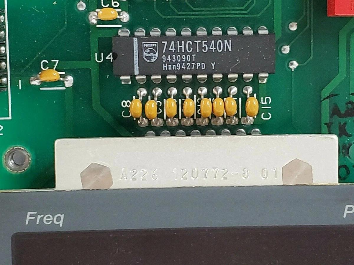 Used ALLEN BRADLEY 120771 REV. 02 DRIVE INTERFACE BOARD 120663 W/ 135508-7 CABLE