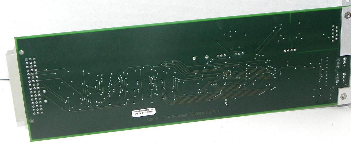 Used MKS INSTRUMENTS ASSY, PCB, PI 9370 PROFIBUS 100012702 REV. B BOARD
