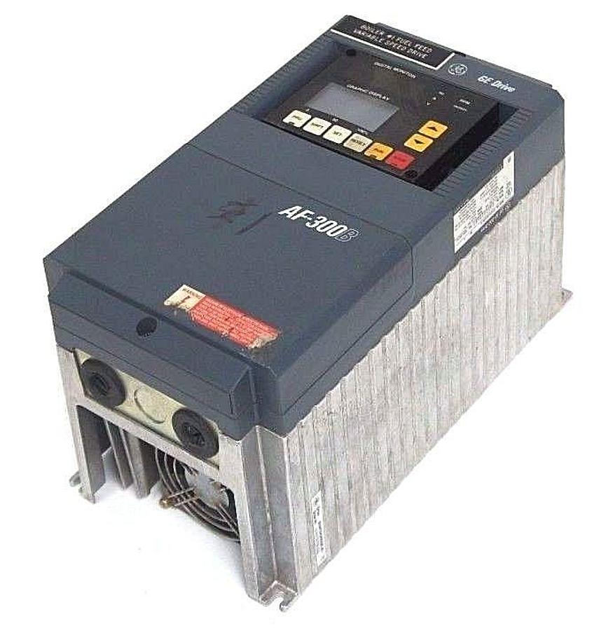 Used GENERAL ELECTRIC 6VAF343005B-A1 AF-300 DRIVE 5HP, 380-460V, 9.5A, 50/60HZ