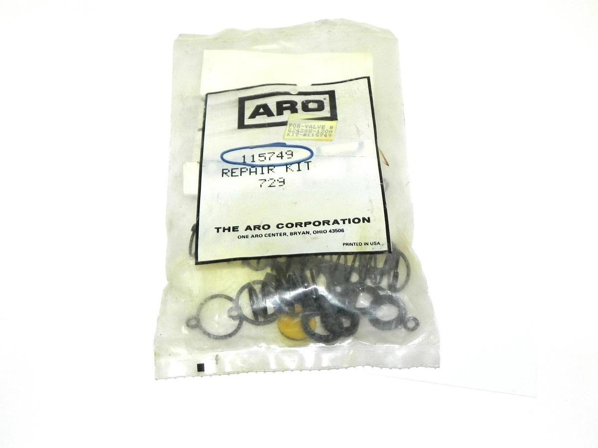 Used NEW ARO 115749 REPAIR KIT 729 FOR VALVE # G242SS-120A