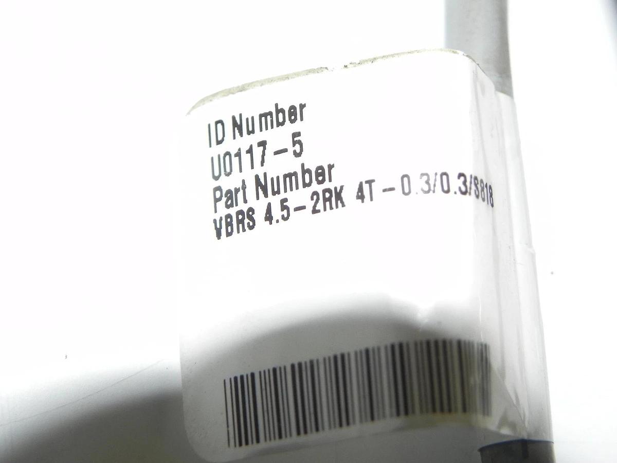Used TURCK ELEKTRONIK VBRS-4.5-2RK-4T-0.3/0.3/S818 SPLITTER MOLDED TWIN JUNCTION