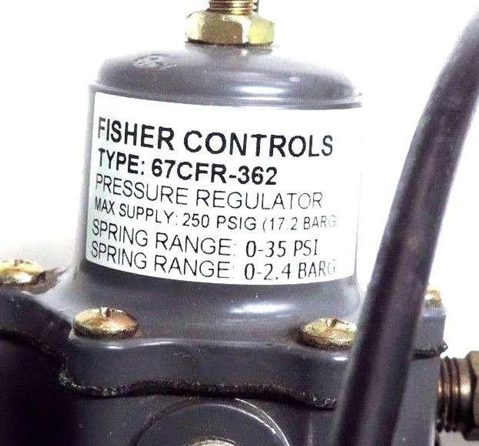 Used FISHER 32.24688S CONTROL VALVE W/ FISHER TYPE 3660 POSITIONER, 67CFR-362