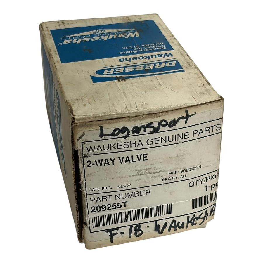 Used Waukesha Genuine Parts 209255T ASCO 8210G35 2-Way Solenoid Valve 3/4" 120V
