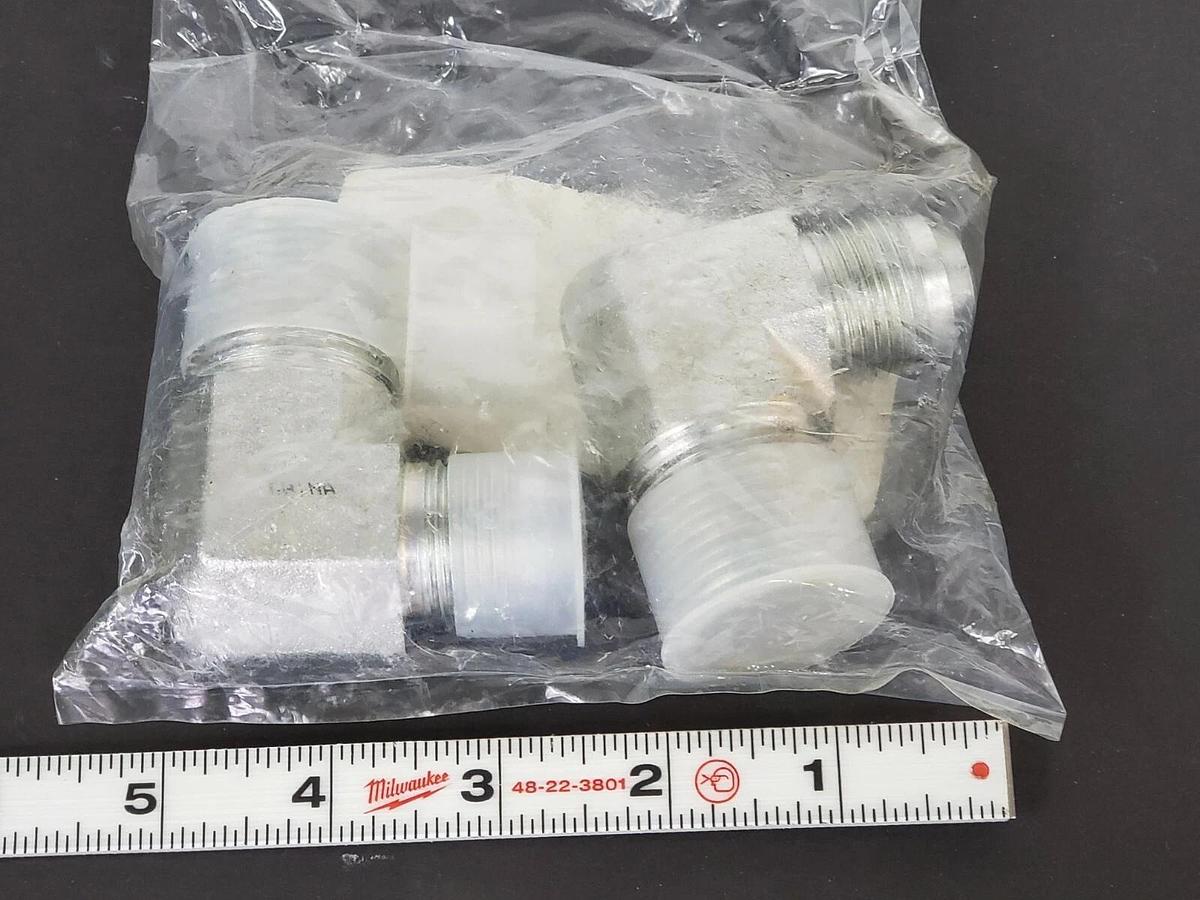 Used LOT OF 2 NEW EATON 2024-16-12S ADAPTERS 4VRD9