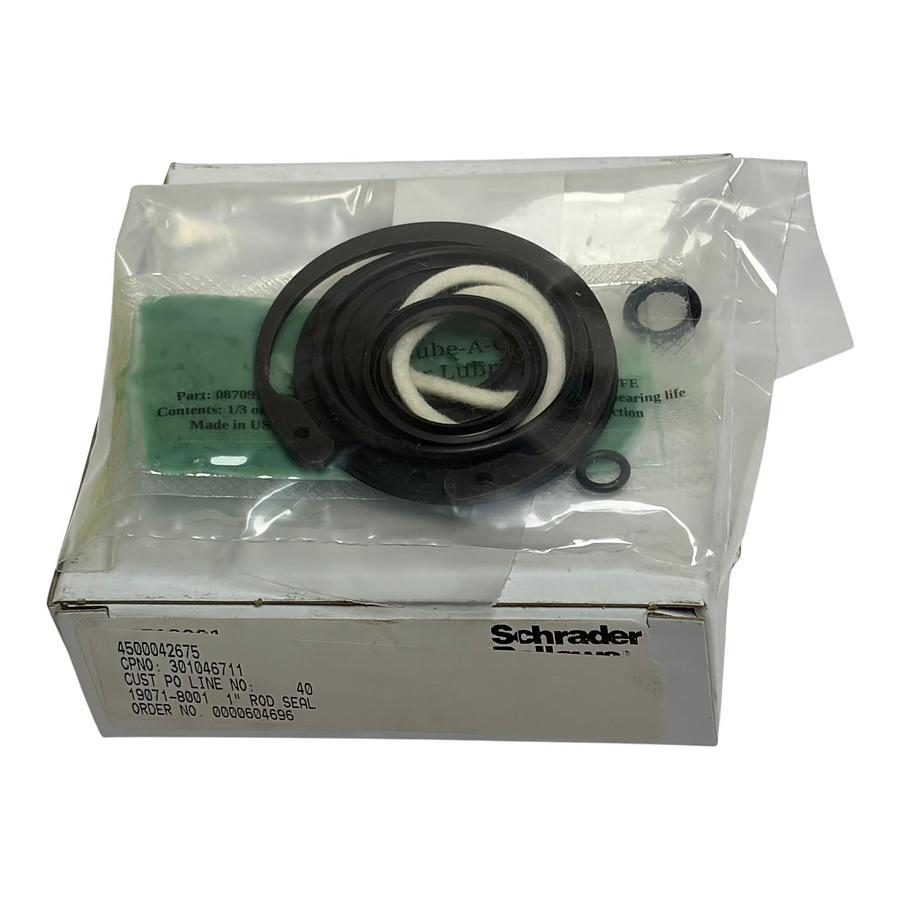 Schrader Bellows 190718001 Hydraulic Cylinder Rod Seal Gland Replacement Kit 1"