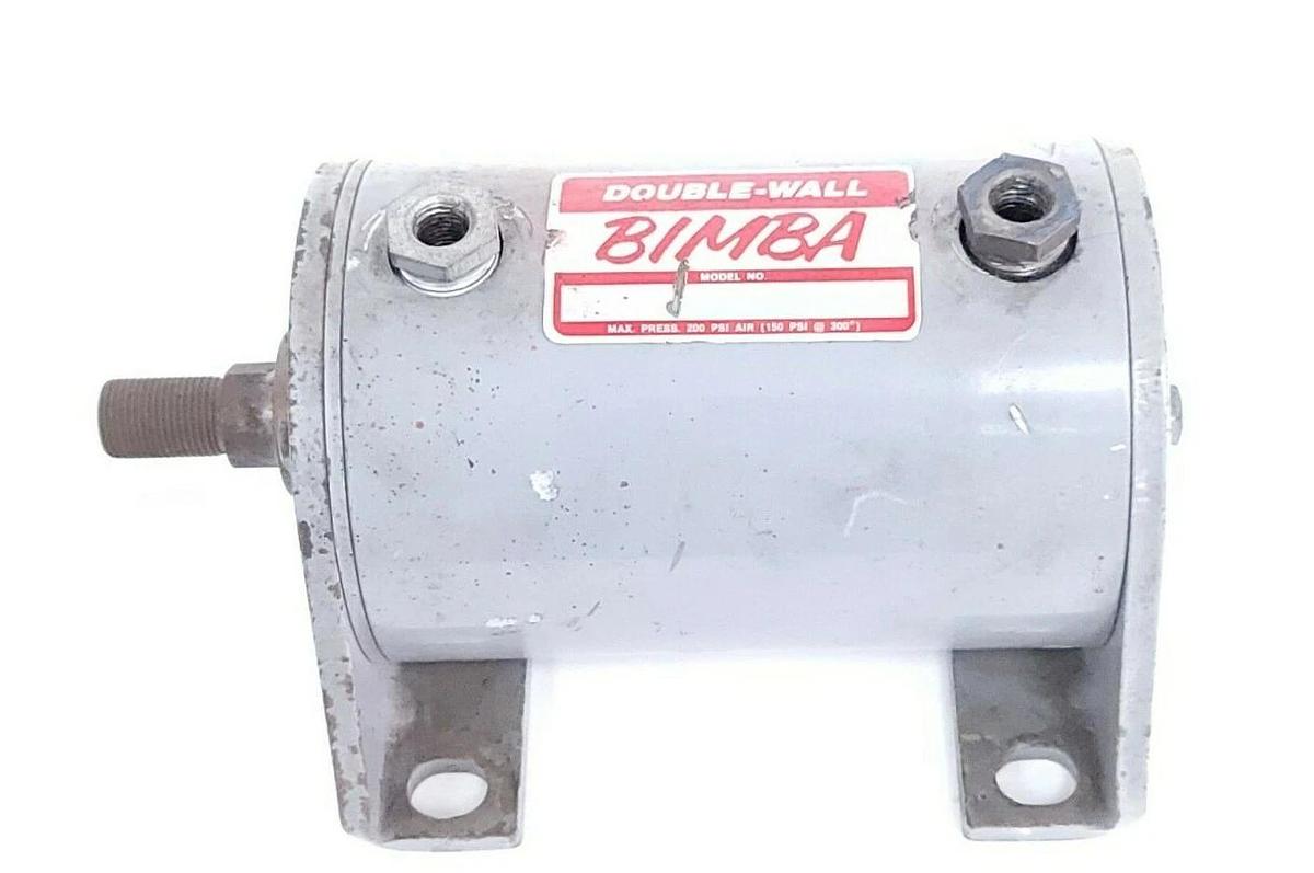 Used BIMBA DWR-1252-2 DOUBLE-WALL CYLINDER 200PSI AIR DWR12522