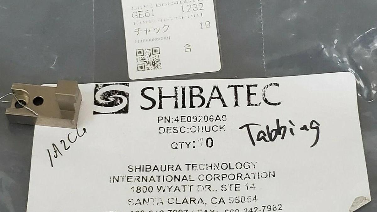 NEW SHIBAURA SHIBATECH 4E09206A0 CHUCK