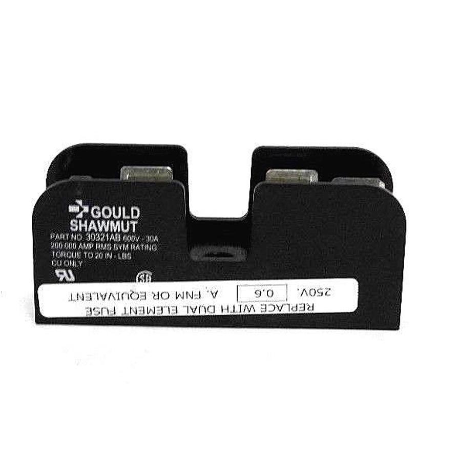 Used GOULD SHAWMUT 30321AB FUSE BLOCK 30AMP 1P 600VAC