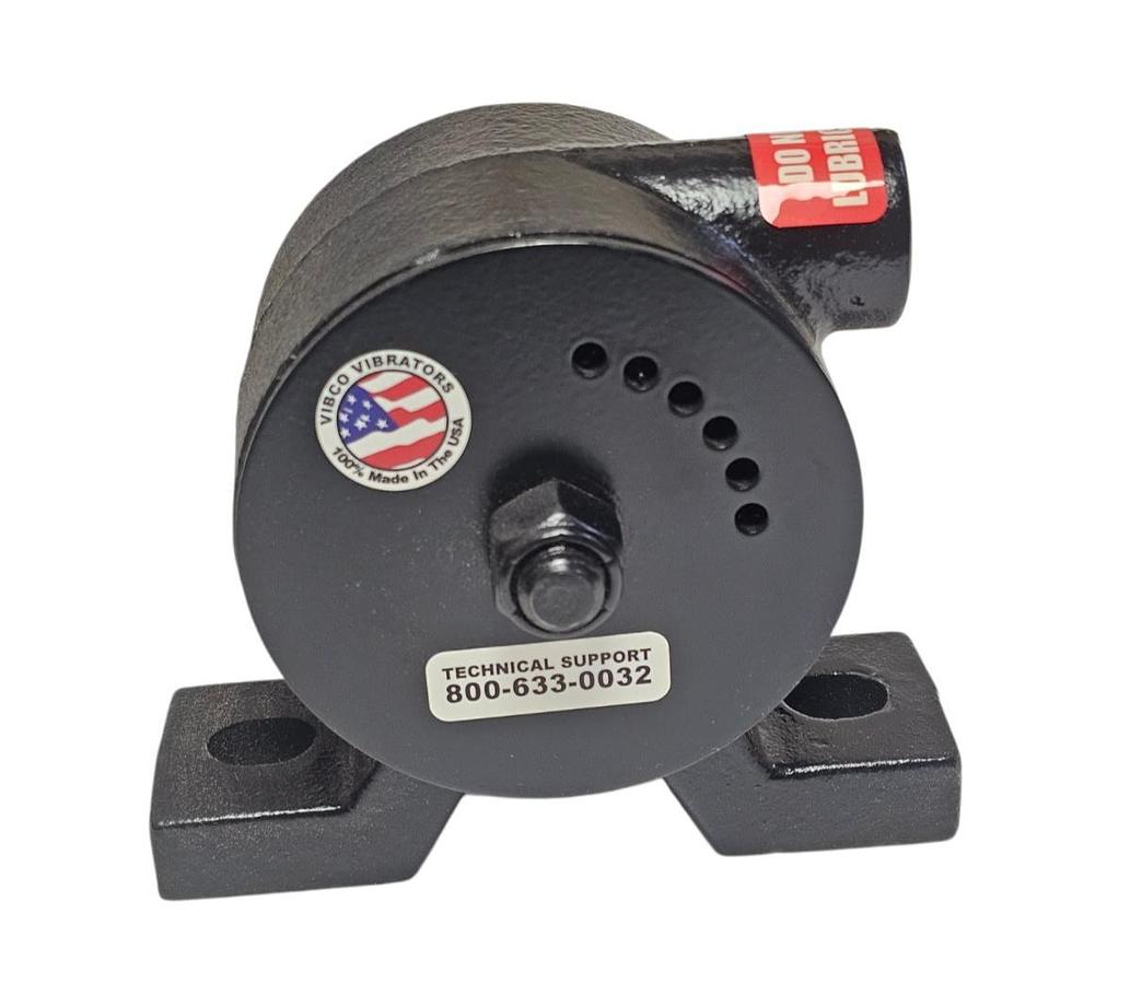 Used VIBCO VS-320 Pneumatic Turbine Vibrator 600lb Force 6000 VPM 3/8 NPT 80PSI NEW
