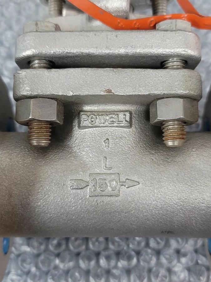 NEW POWELL 2475 1'' GLOBE VALVE CF8M W/ HANDLE