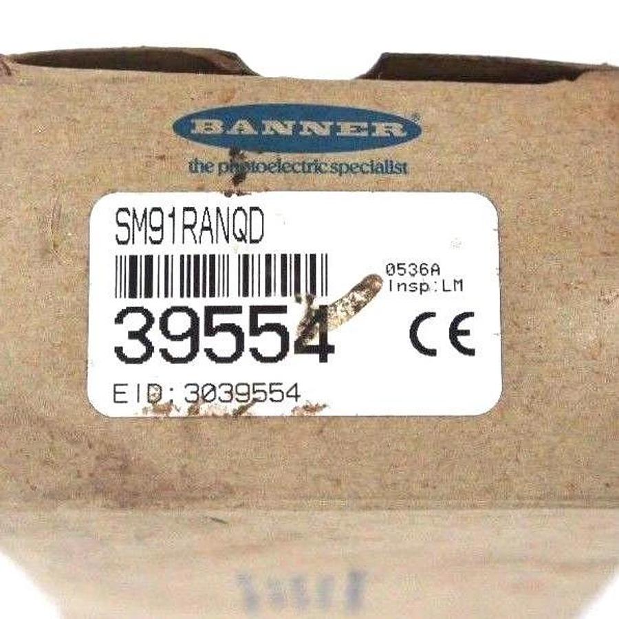 NIB BANNER SM91RANQD VALU-BEAM: RECEIVER 39554