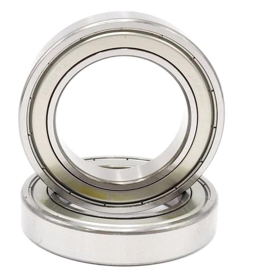 Used LOT OF 2 NEW SMT 619072RZ BEARINGS 6907Z