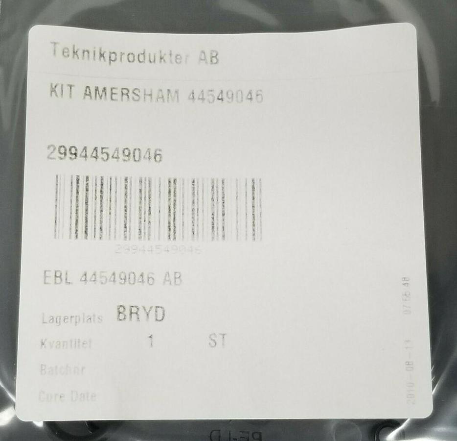 NEW GE HEALTHCARE 44-5490-46 O-RING KIT EPDM PH FLOW JACKET EBL 44549046 AB