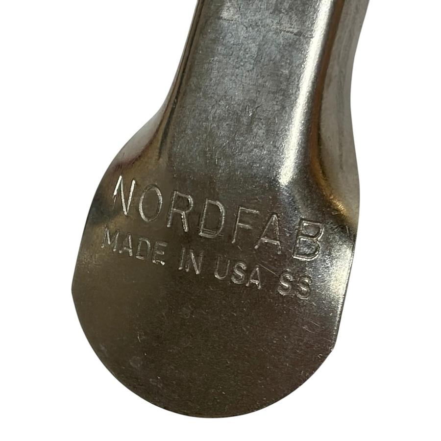 Used Nordfab 8" Quick-Fit QF Duct Clamping Ring 304 Stainless Steel Nitrile Seal New