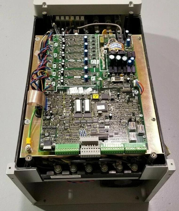 Used CONTROL TECHNIQUES V1850-KN1 FLUX VECTOR DRIVE 9800-1000-I 25HP V1850