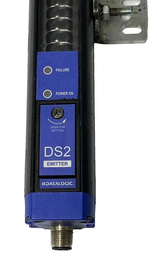 Used DATALOGIC DS2-05-07-090-JV Light Grid Set 900mm H 5m Range 7mm Beam Sep