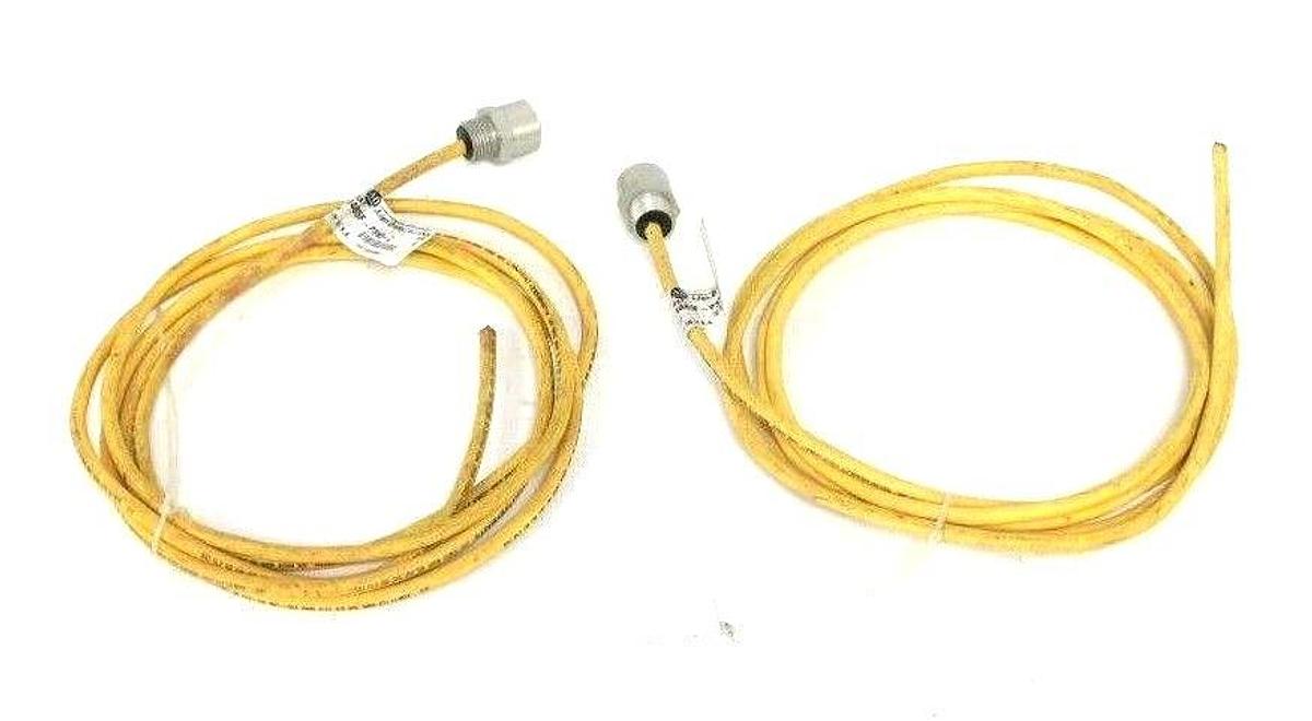 Used LOT OF 2 ALLEN BRADLEY 1485F-P3N5-C RECEPTACLE CORDSETS 3M, 5 PIN, FEMALE