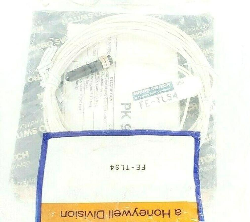 Used NEW HONEYWELL MICRO SWITCH FE-TLS4 PHOTOELECTRIC SENSOR FETLS4