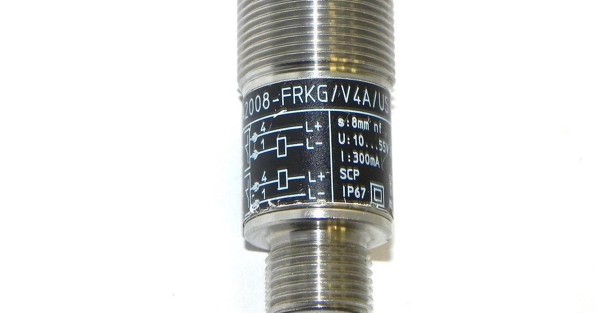 Used IFM EFECTOR IG5772 PROXIMITY SENSOR IGA2008-FRKG/V4A/US-100-IRF/RT
