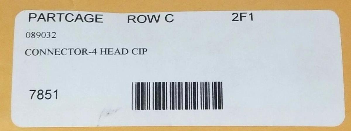 NEW GENERIC 089032 CONNECTOR 4 HEAD CIP