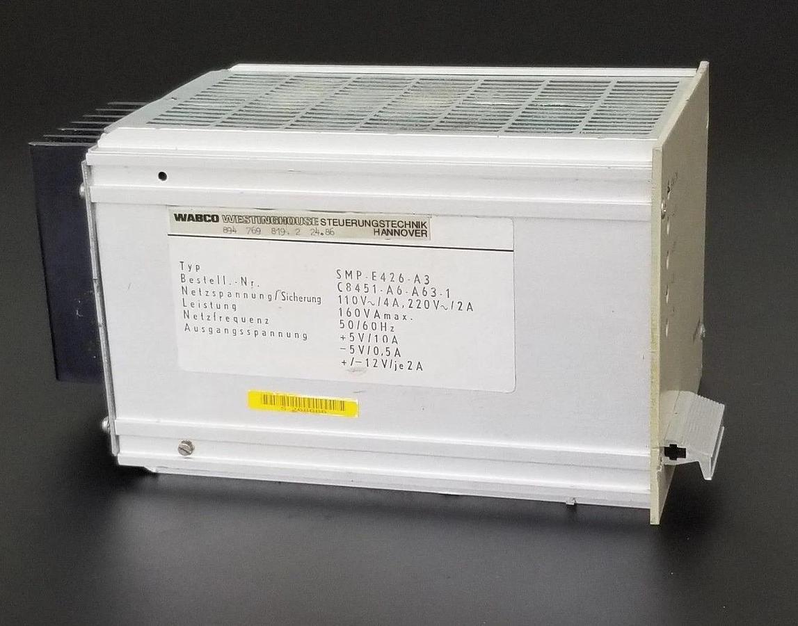 Used SIEMENS SMP-E426-A3 COMMUNICATION MODULE 110/220V, 4/2A, C8451A6A631, SMPE426A3