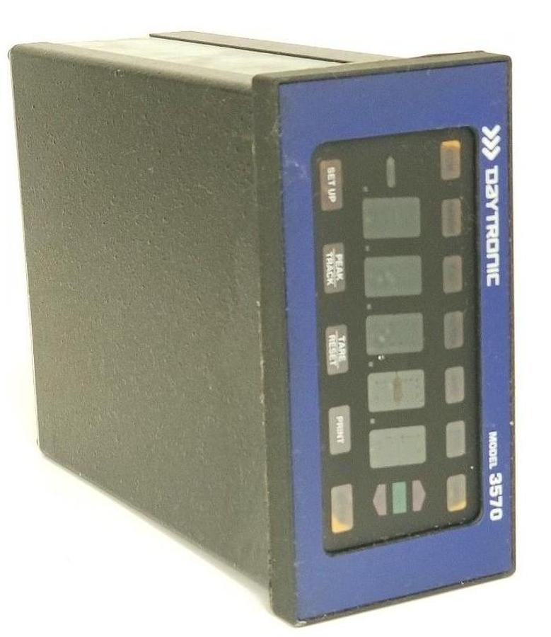 Used DAYTRONIC MODEL 3570 STRAIN GAGE PANEL METER