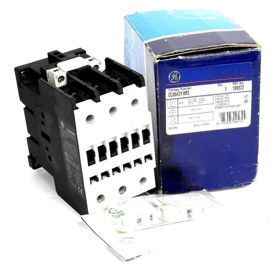 Used NIB GENERAL ELECTRIC CL06A311MS CONTACTOR 240V, 60HZ, 3 POLE
