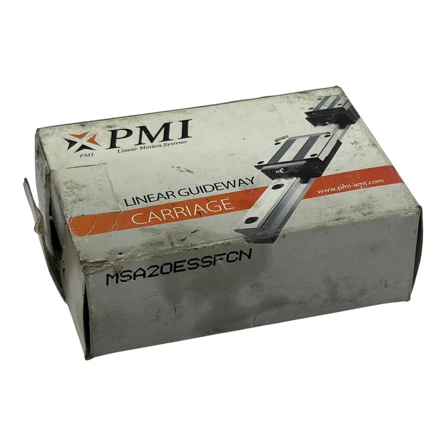 Used PMI MSA20ESSFCN Linear Guideway Carriage Bearing Block New