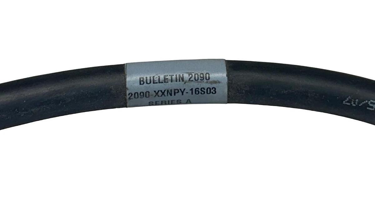 Used ALLEN BRADLEY 2090-XXNPY-16S03 /A Kinetix MOTOR POWER CABLE 2090XXNPY16S03 USNP