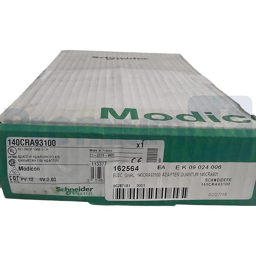 Used Schneider Electric Modicon Quantum 140CRA93100 RIO Drop Adaptor Module – NSMP