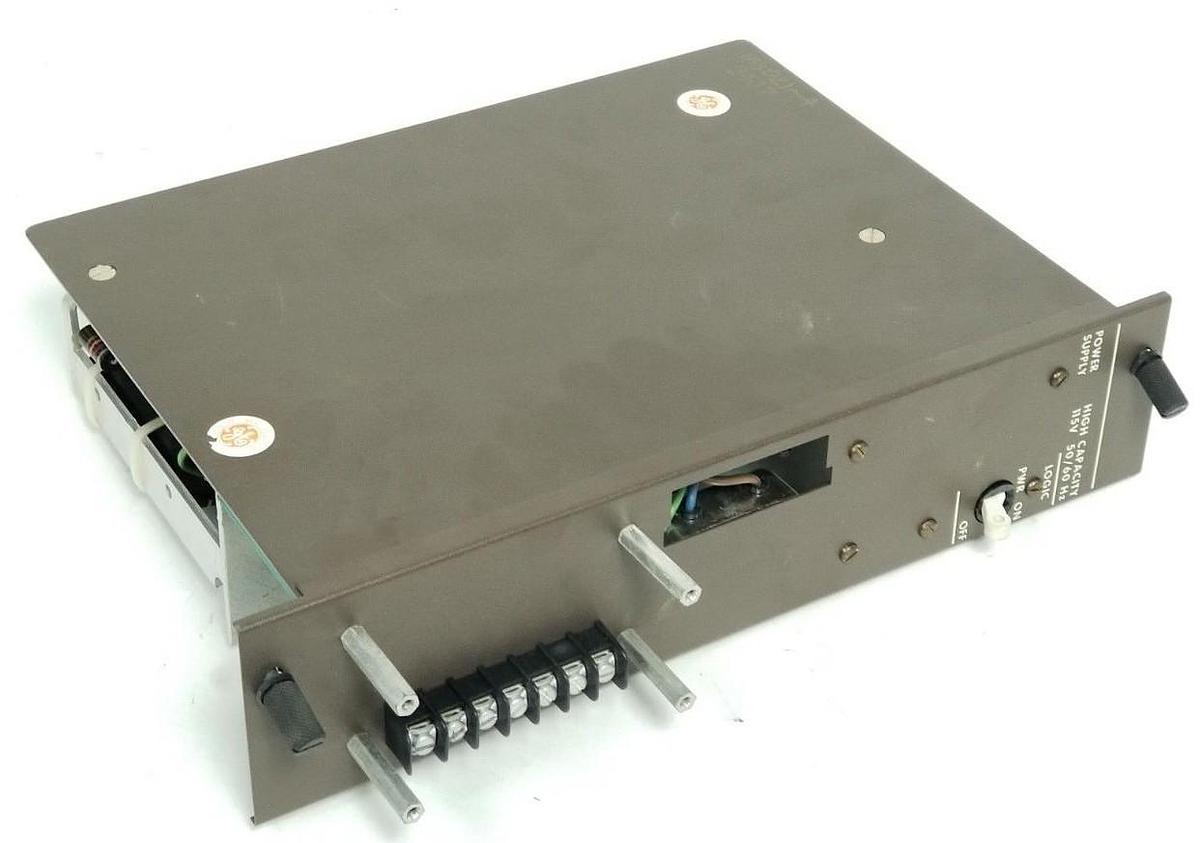 Used GENERAL ELECTRIC IC600PM506A CPU POWER SUPPLY 115VAC NO RED CAP IC600PM506