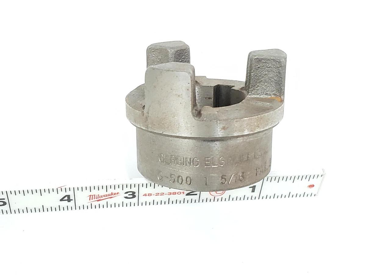Used NEW GERBING HUB COUPLING, G-500, SIZE: 1 5/16"
