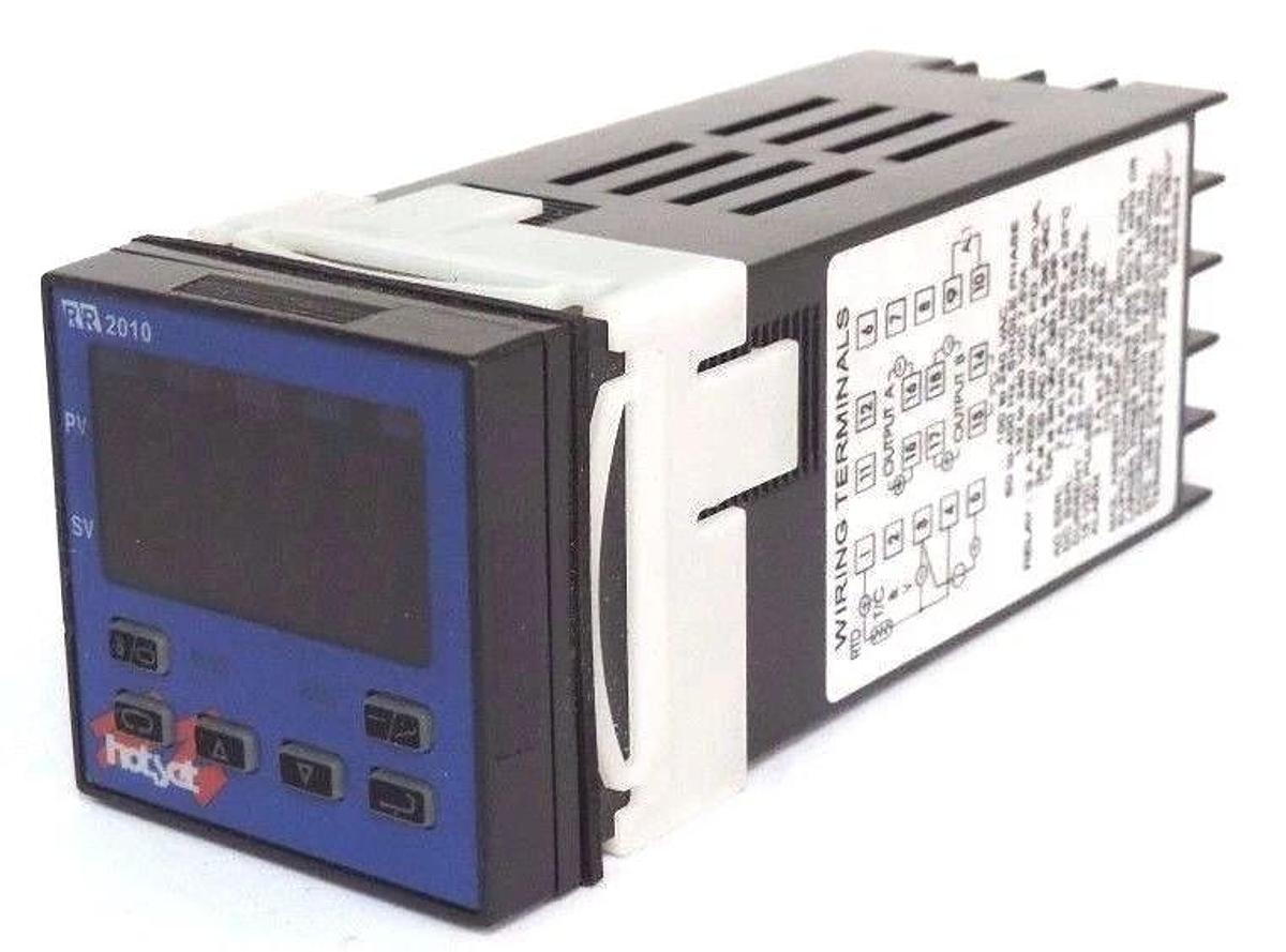 Used HOTSET RR201016A3123 TEMPERATURE CONTROLLER RR2010, 100 TO 240 VAC