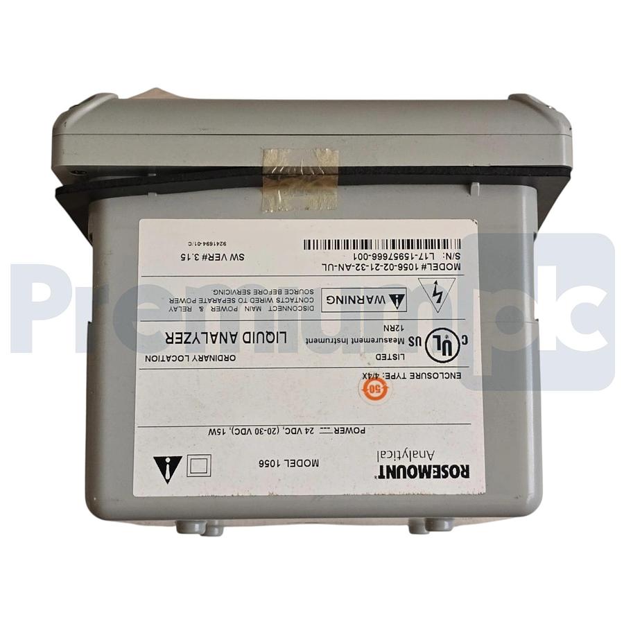 Used Emerson Rosemount 1056-02-21-32-AN-UL Dual Input Liquid Analyzer 24VDC NSNP