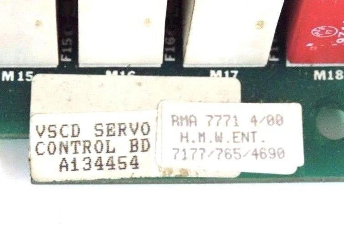 Used SIEMENS LANDIS VSCD A134454 SERVO CONTROL BOARD A126825