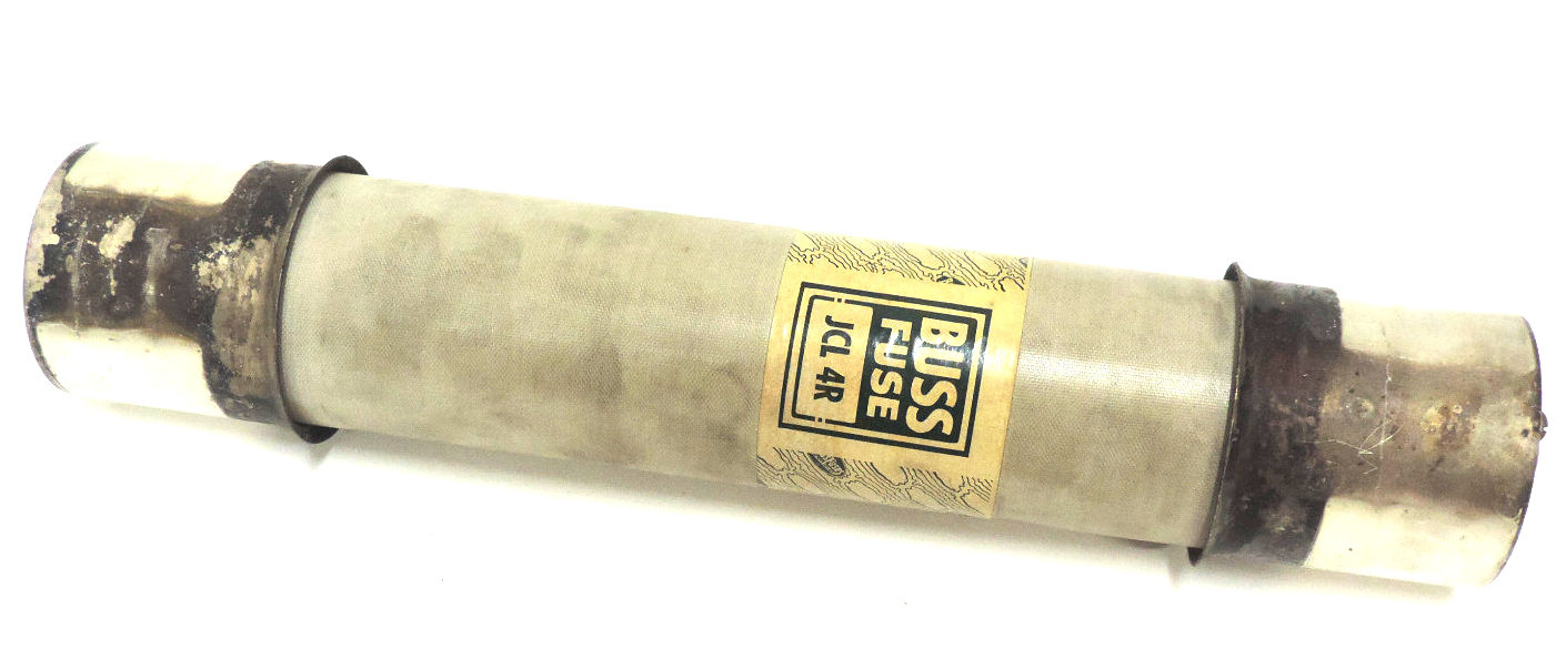 Used COOPER BUSSMANN JCL-4R BUSS FUSE 130A 5.08KV-AC R RATED 60HZ