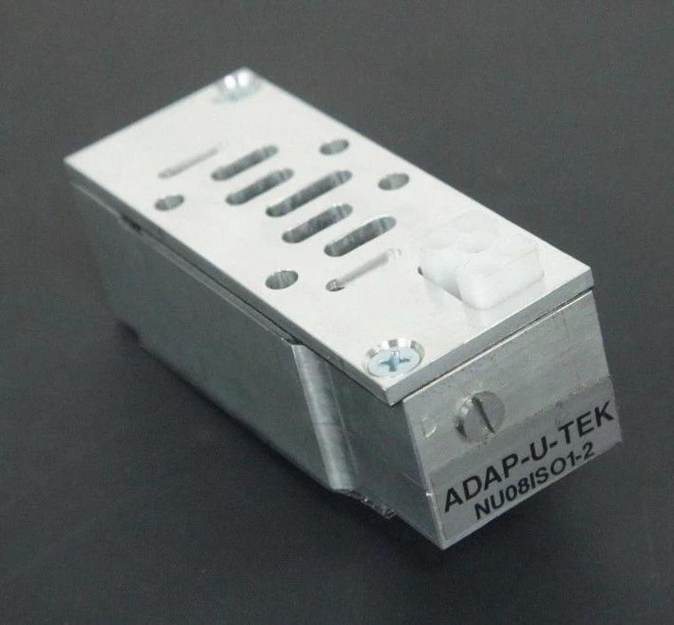 NEW ADAP-U-TEK NU08ISO1-2 ALUMINUM MANIFOLD NU08ISO12