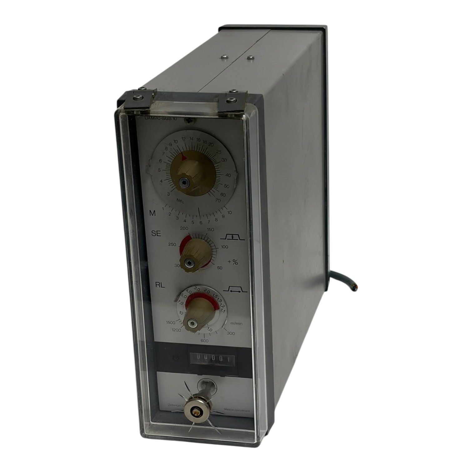Used Zellweger Uster UAM/C-SGS 10 Textile Yarn Clearer Controller 36V - For Parts