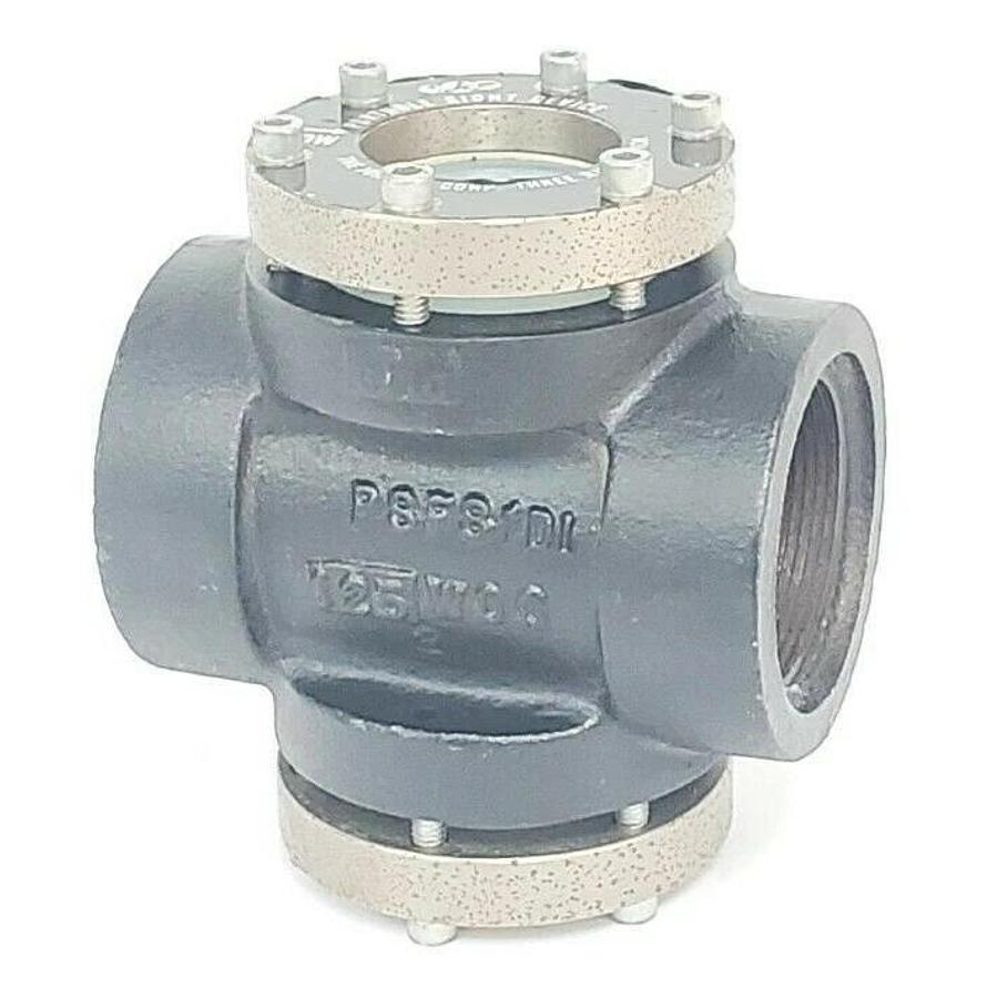 Used JOHNSON PSF81DI VALVE PORTHOLE SIGHT DEVICE 125WOG PSF81D1