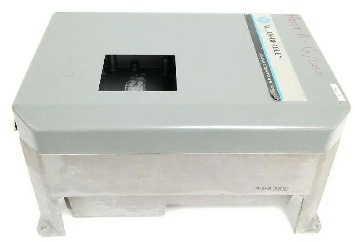 Used ALLEN BRADLEY 1333-BAB DRIVE HOUSING FRONT COVER & HEATSINK A4-2.2KW SER. D