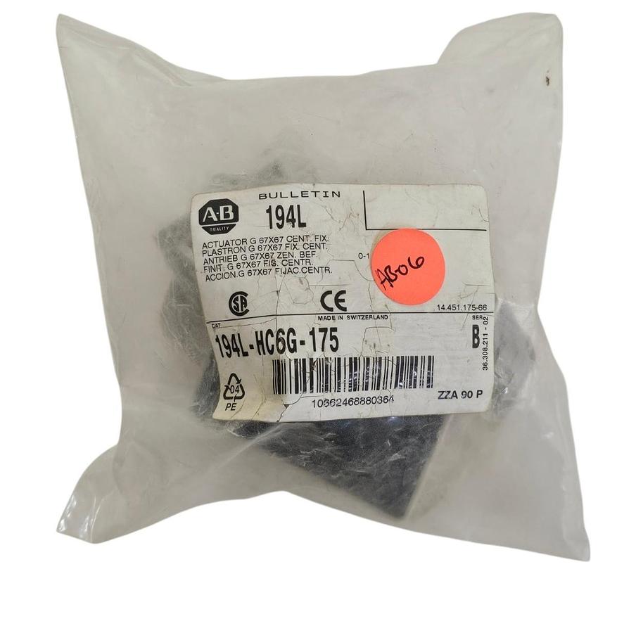 NEW ALLEN BRADLEY 194L-HC6G-175 ACTUATOR CONTROL AND LOAD SWITCH SER. B