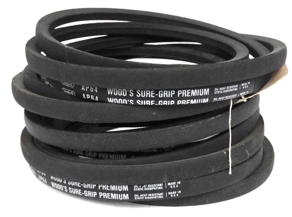 Used LOT OF 5 NEW WOOD'S AP64 ISO BELTS SURE-GRIP PREMIUM