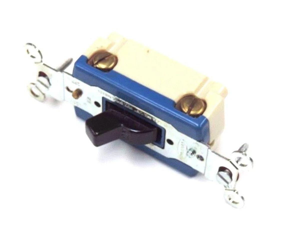 LOT OF 5 NIB HUBBELL 1201-G A.C. TOGGLE SWITCHES 15AMP, 120/277V, BROWN, 1201G
